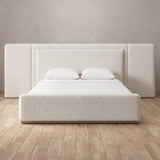 Boucle Off White — Extended Headboard
