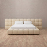 Performance Leather Linen — Extended Headboard