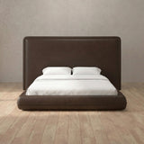 Performance Leather Espresso — Full Height Headboard