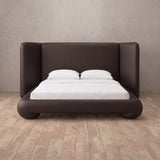 Performance Leather Espresso — Extended Headboard