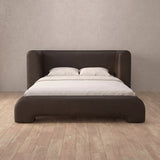 Performance Leather Espresso — Full Height Headboard