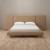 Performance Leather Latte — Extended Headboard