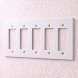 White with Brass::5 Gang