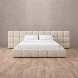 Linen Blend Cream — Extended Headboard