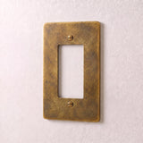 Vintage Brass with Patina::1 Gang