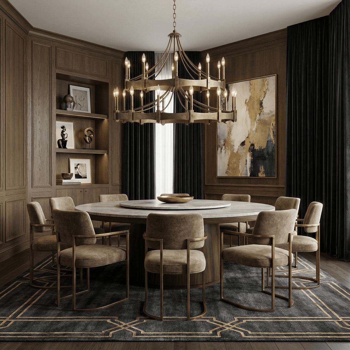 Guild Three-Tier Chandelier — lifestyle