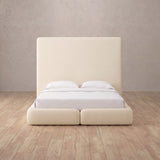 Performance Leather Cream — Custom Headboard