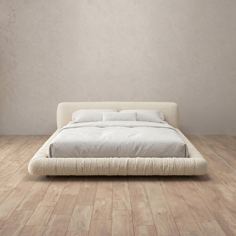 Miles Bed — Boucle Cream