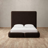 Boucle Espresso — Custom Headboard
