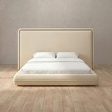 Performance Leather Linen — Full Height Headboard