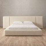 Boucle Cream — Extended Headboard