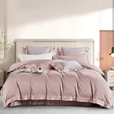 Luxxe Blush Duvet Cover Set (Long-Staple Sateen Cotton)