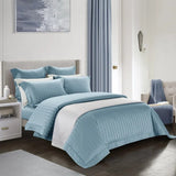 Prestige Blue Duvet Cover Set (Long-Staple Sateen Cotton)