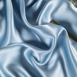 Premium Sky Blue Mulberry Silk Bedding Set