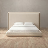 Boucle Cream — Full Height Headboard