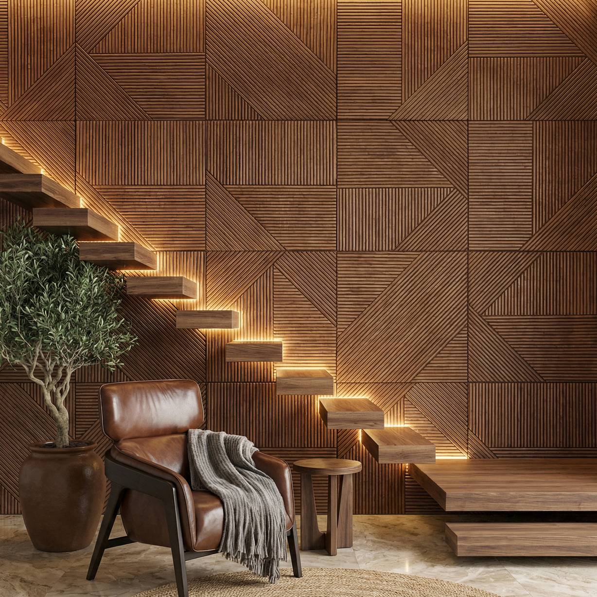 Euclid Wooden Wall Panel — product image 1