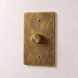Vintage Brass with Patina::1 Gang