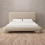 Linen Blend Linen — Full Height Headboard