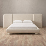Boucle Cream — Extended Headboard