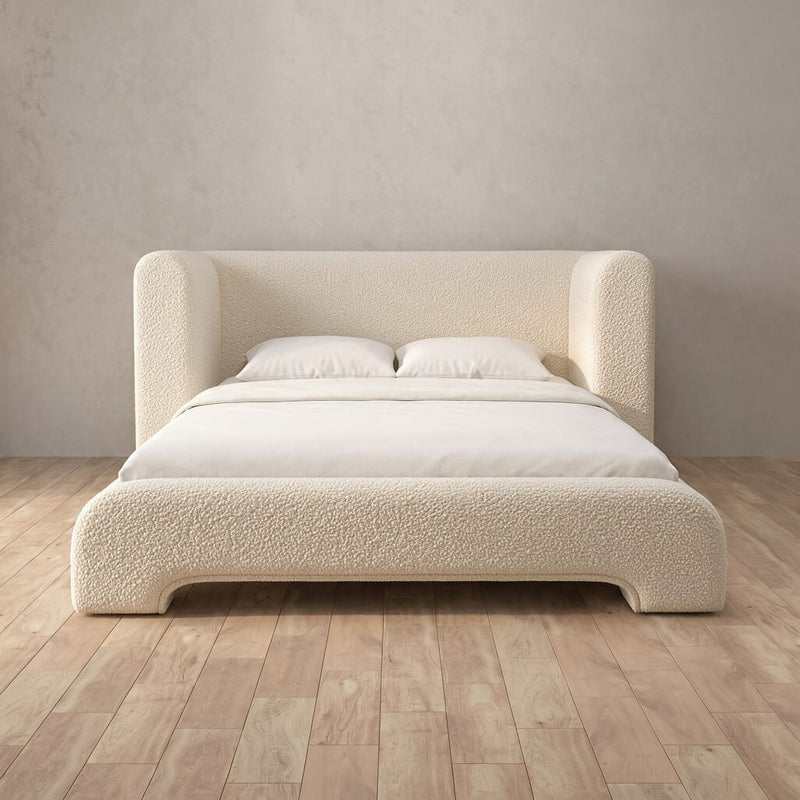 Hudson Bed — Boucle Cream