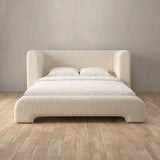 Boucle Cream — Full Height Headboard