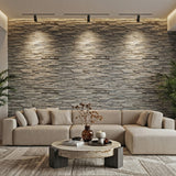 Heku 3D Wood Wall Panel - Grey Tone (Set of 4 or 12) — product image 1