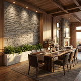 Heku 3D Wood Wall Panel - Grey Tone (Set of 4 or 12) — product image 10