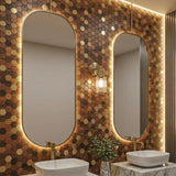 Hexad Wood Mosaic Wall Panel — product image 1