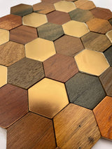 Hexad Wood Mosaic Wall Panel — product image 8