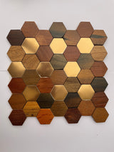 Hexad Wood Mosaic Wall Panel — product image 11