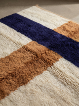 Contrast Intersection Moroccan Rug