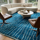 Blue Stream Moroccan Rug