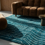 Blue Stream Moroccan Rug