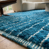 Blue Stream Moroccan Rug
