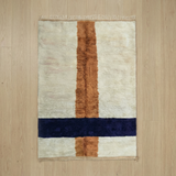 Contrast Intersection Moroccan Rug