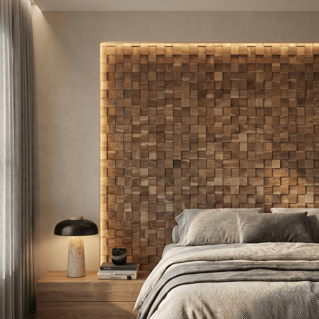 Quadri Wood Mosaic Wall Panel – Articture
