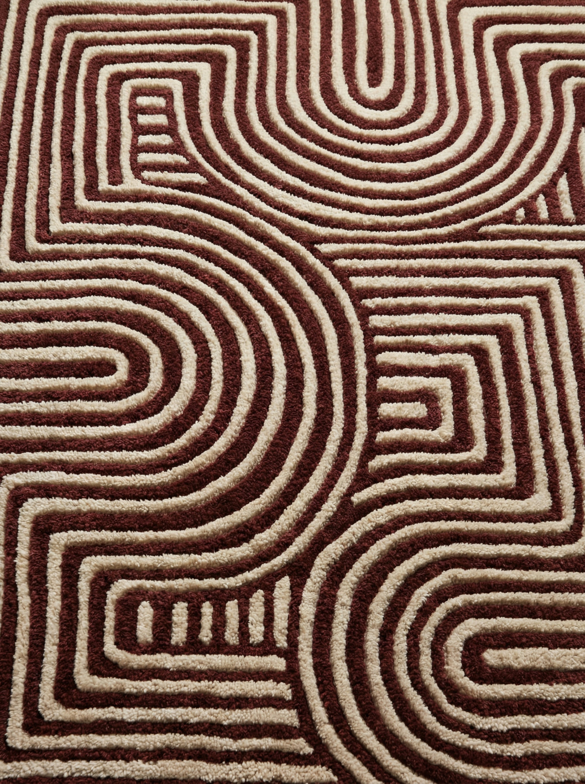 Meridian Modern Geometric Rug — lifestyle