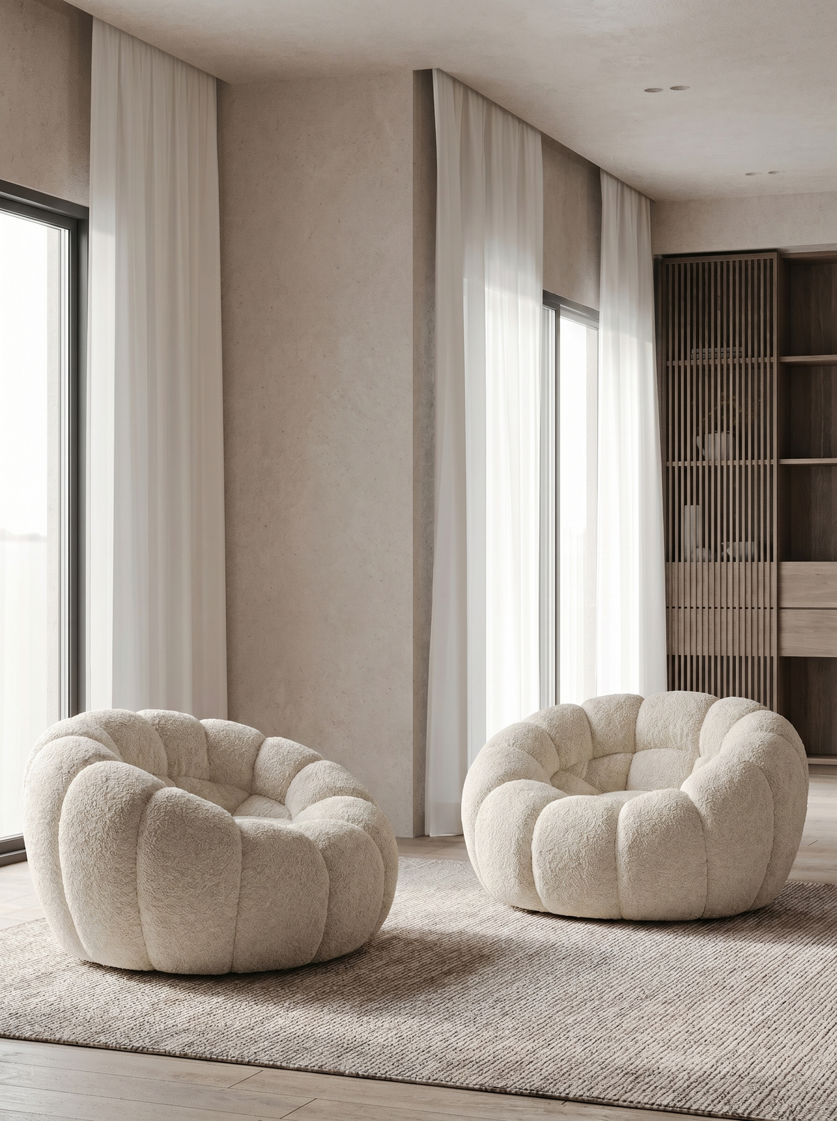 Cuban Sofa Loveseat (82") — lifestyle