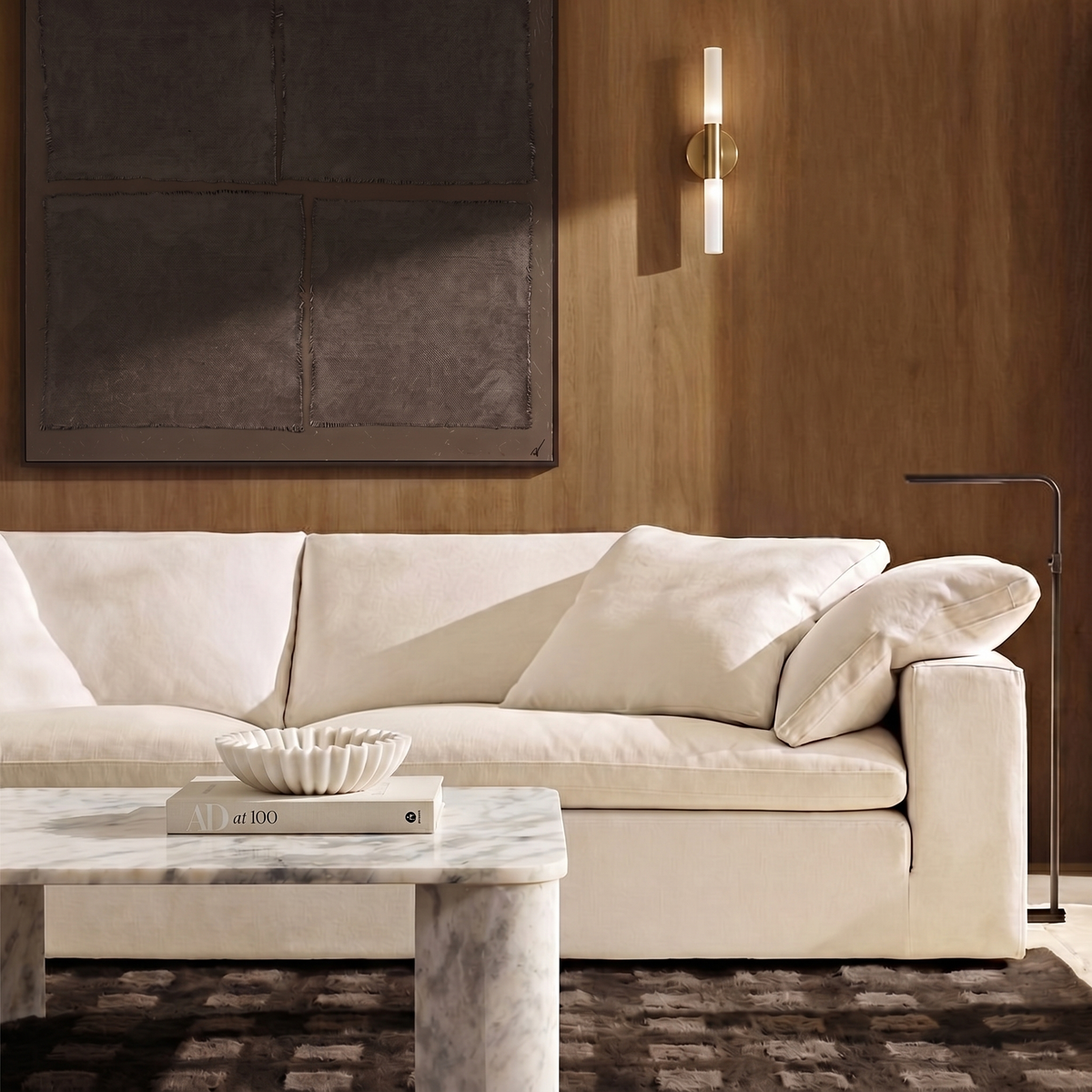 The Heavens Sofa Chaise Sectional (150") — lifestyle