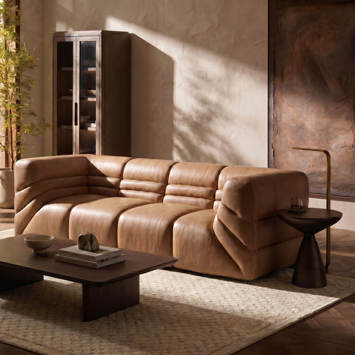 Comfy Italian Sofa Loveseat (75") — lifestyle