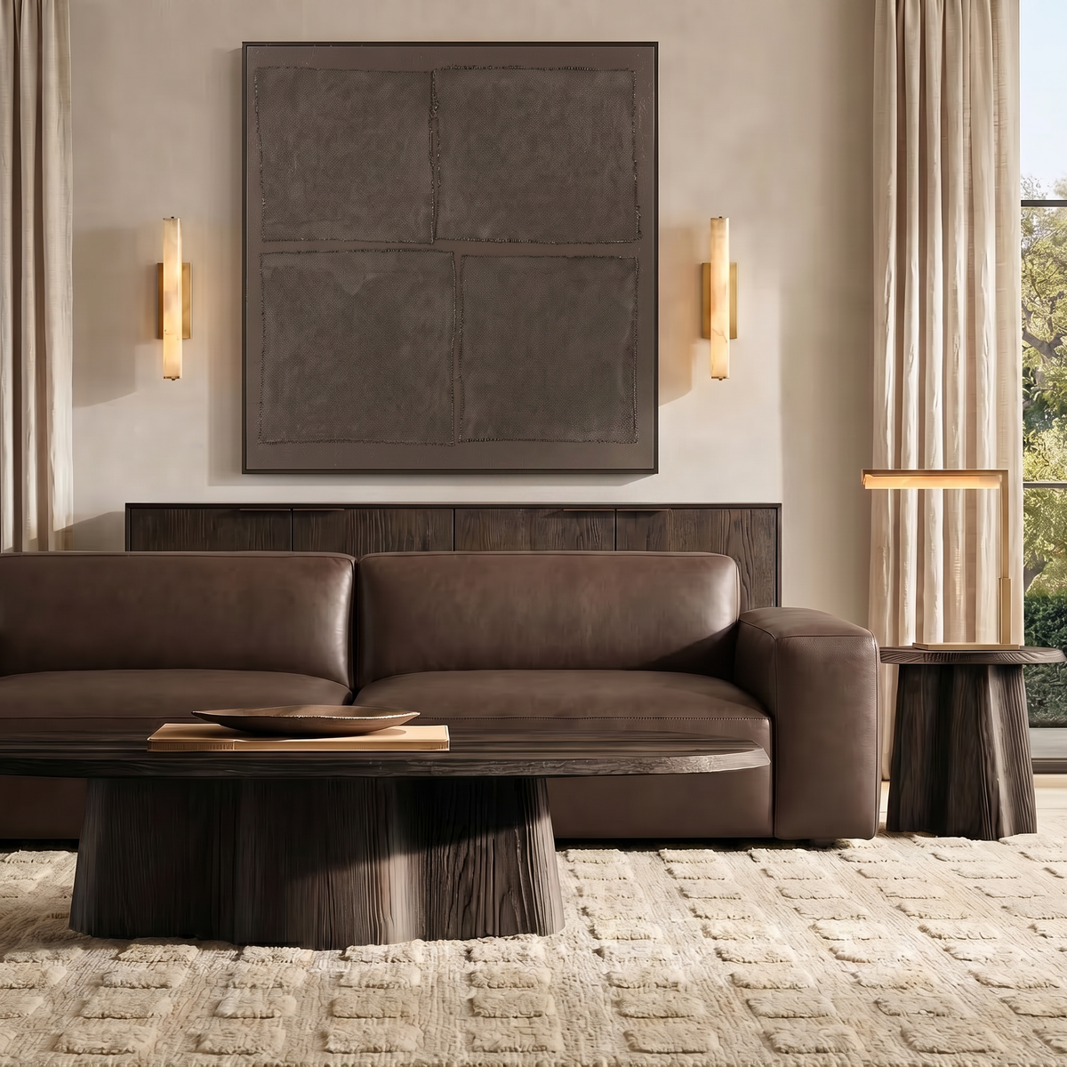 American Leather Sofa 3 Seater (108") — lifestyle
