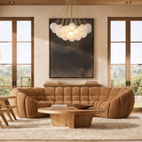 Cuban Sofa L Shaped Sectional (121")