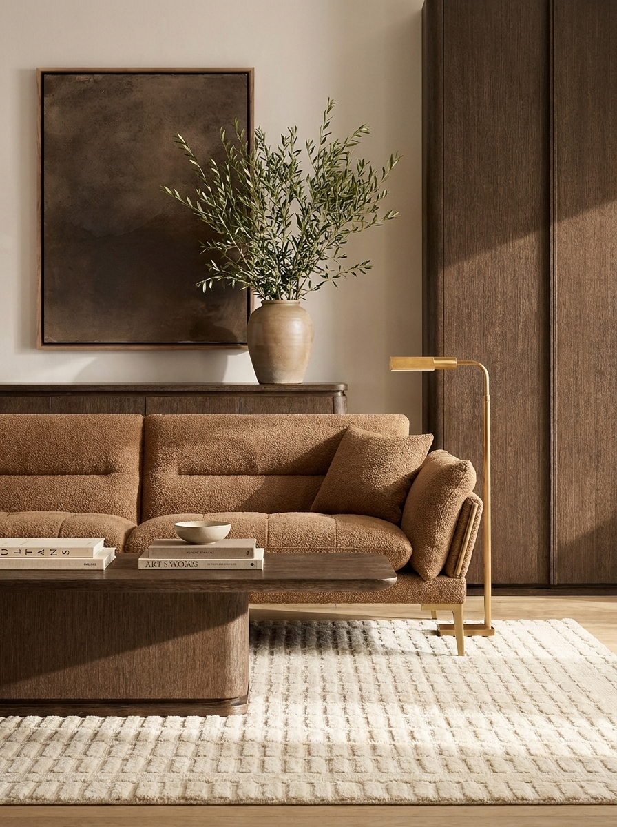 Modern Italian Sofa  Loveseat (73") — lifestyle