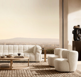 Puff Sofa Chaise Sectional (111")