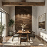 Hori 3D Wood Wall Panel - Brown Tones (Set of 4 or 12) — product image 5