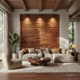 Hori 3D Wood Wall Panel - Brown Tones (Set of 4 or 12) — product image 8