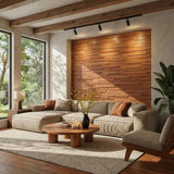 Hori 3D Wood Wall Panel - Brown Tones (Set of 4 or 12) — product image 11