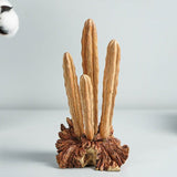 Wooden Cactus Sculpture