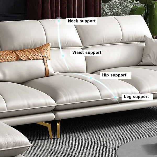Modern Italian Leather Sofa