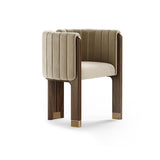 Suede Restaurant Lounge Dining Chair
